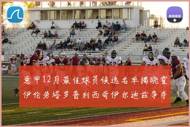 意甲12月最佳球员候选名单揭晓霍伊伦劳塔罗普利西奇伊尔迪兹争夺荣誉